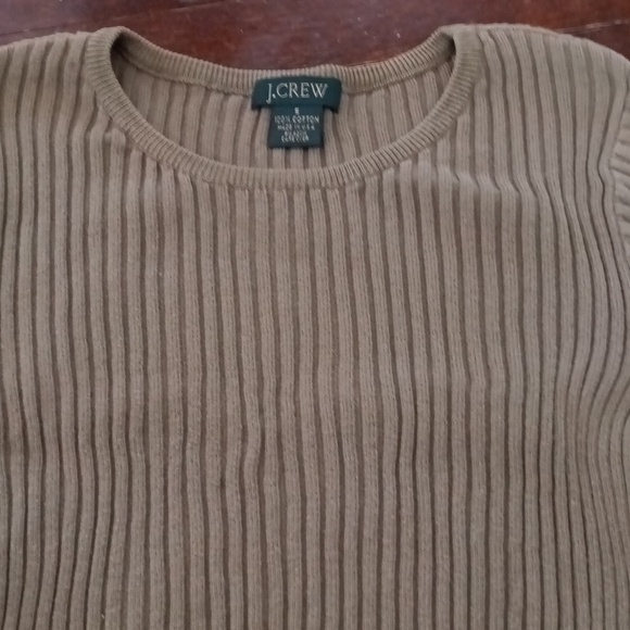 JCrew Army Hunter Forrest Green Small Short Sleeve Sweater - Picture 2 of 2